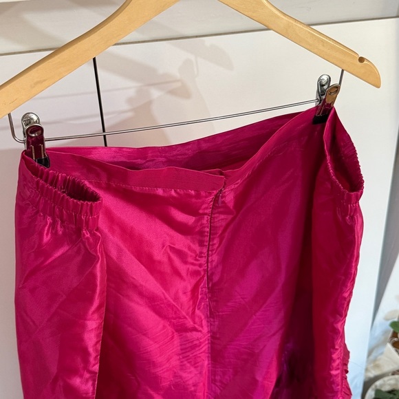 Terramina Ruffled Layers Formal Maxi Church Skirt 26 Pink Fuschia - Picture 8 of 14